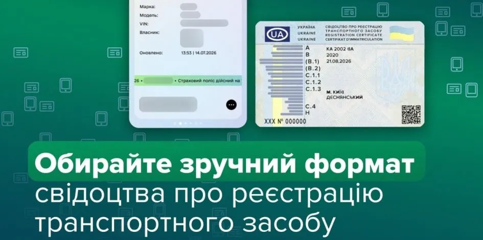 Е-свідоцтво чи пластик: як обрати формат документа при перереєстрації авто онлайн