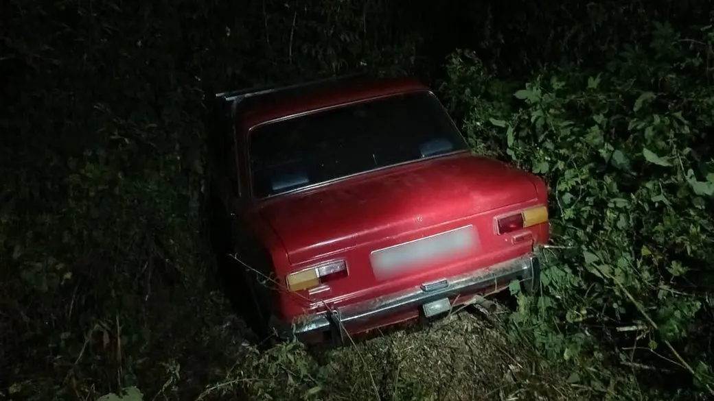 На Вінниччині чоловік викрав ВАЗ і з'їхав у кювет: у крові — 2,02 проміле