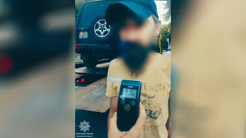 У Чернігові водія Land Rover відсторонили: алкоголь у 15 разів вищий за норму