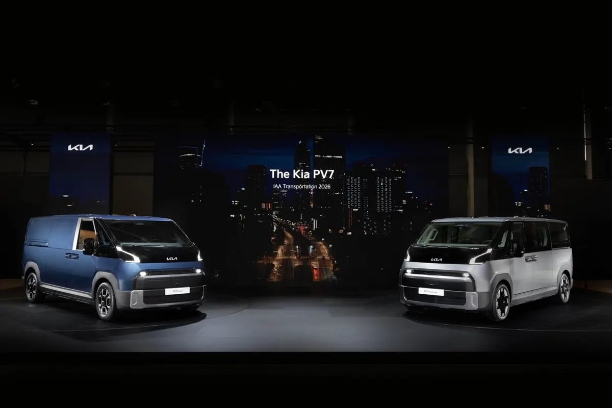 Kia PV7: електричний фургон з 800-вольтовою архітектурою та запасом ходу 460 км