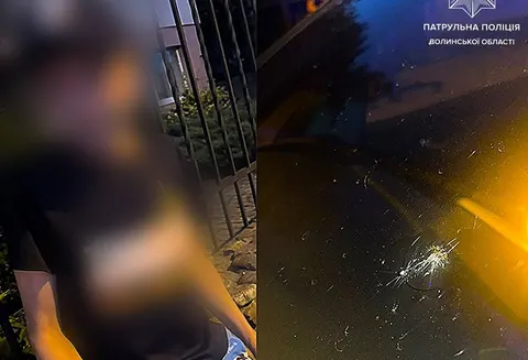 На Волині 8-річний хлопчик каменем розбив лобове скло Nissan: батька притягнули до відповідальності