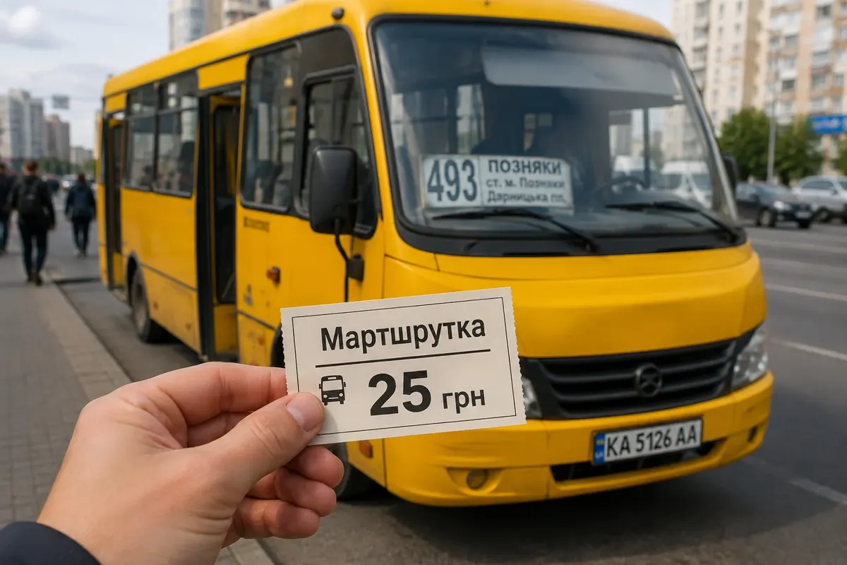 У Києві маршрутки подешевшають відносно комунального транспорту: нові тарифи з 15 липня