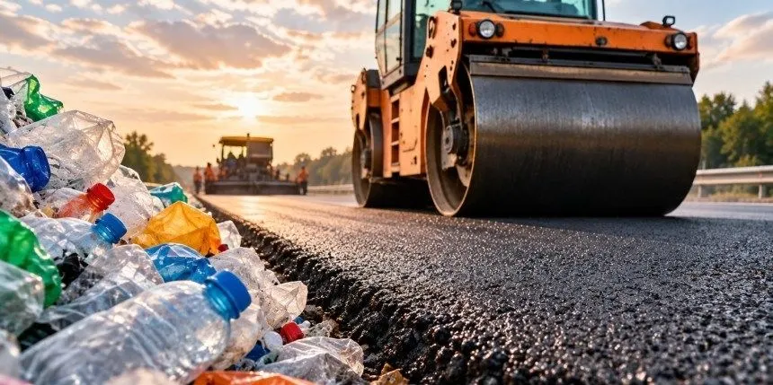 У Китаї з переробленого пластику збудували два кілометри дороги