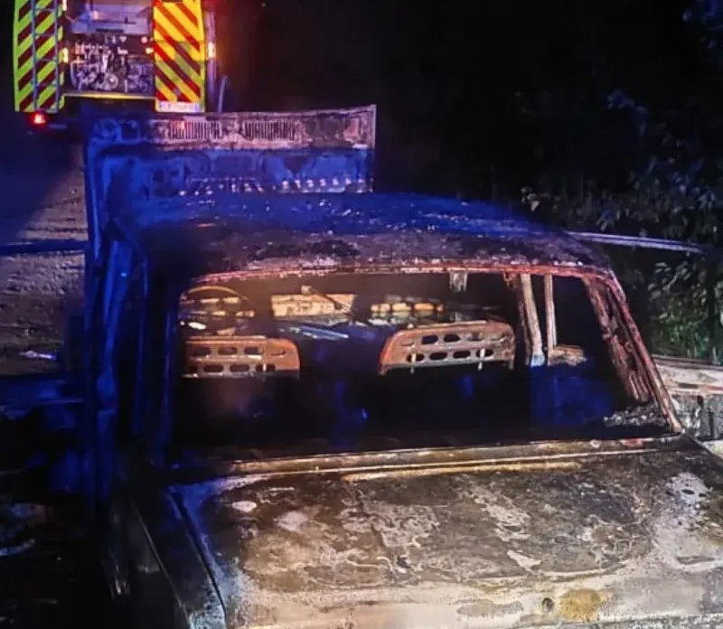 На Буковині під час руху загорівся автомобіль