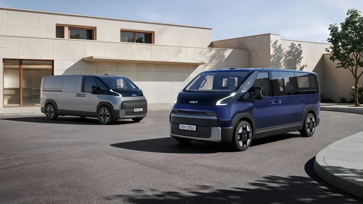 Kia PV7: електричний фургон із запасом ходу 460 км дебютував у Ганновері