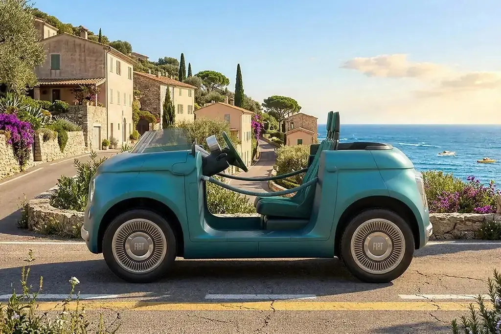 Fiat Topolino став пляжним концептом: дві версії від Джуджаро та Елканна