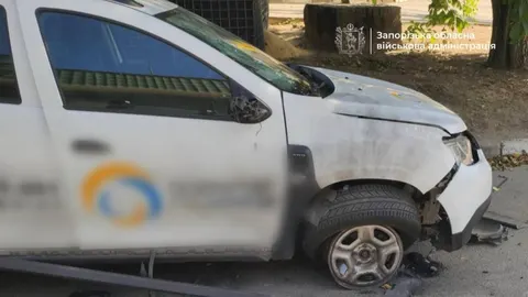 Удар по підприємству в Запоріжжі: пошкоджено службовий автомобіль